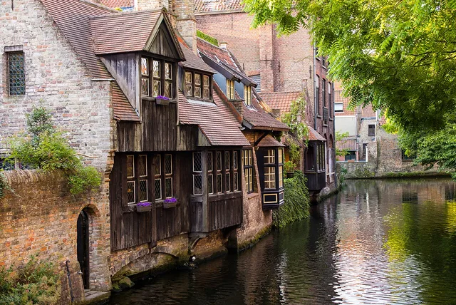 Bruges canals, near Brussels